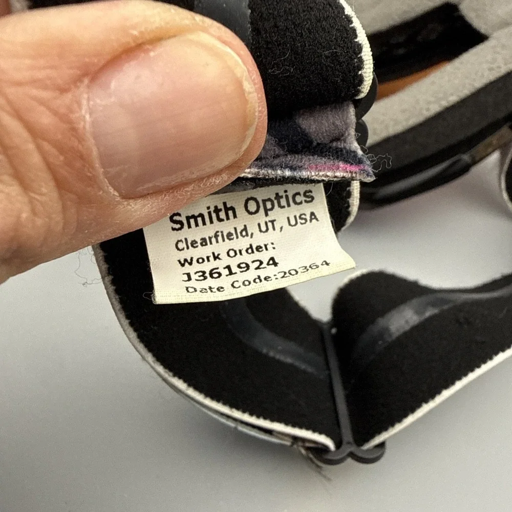 Smith Authentic Black Goggles Everyday Mirror Lens Ski Snowboarding Mirror lens